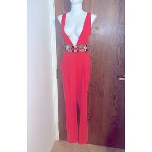 Halter back jumpsuit